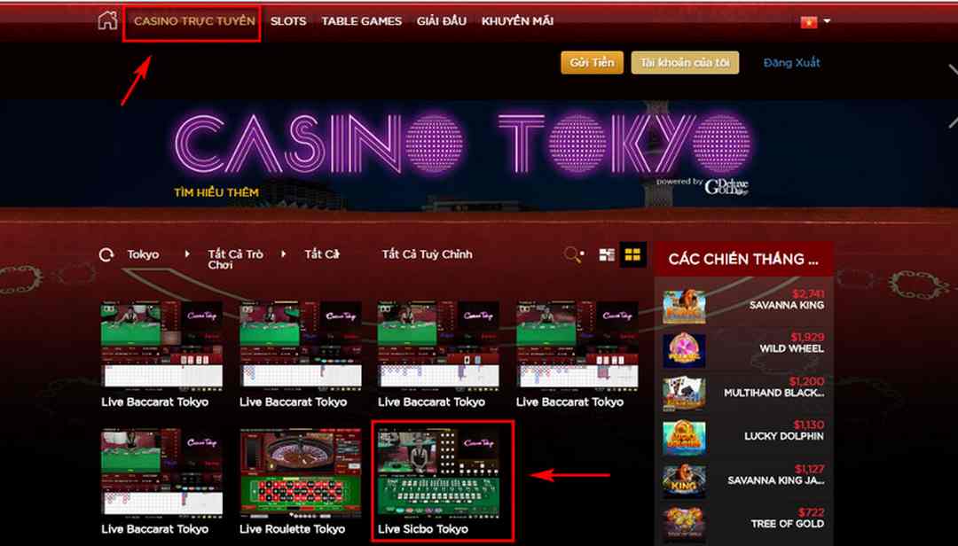 Hệ thống website của nhà cái này được thiết kế theo kiểu hình thức casino truyền thống